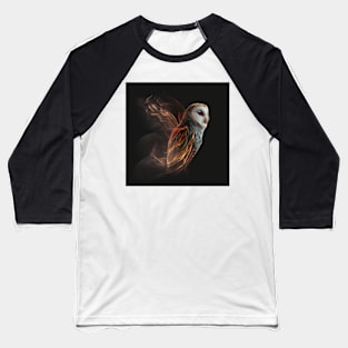 Barn Owl Whisp 01 Baseball T-Shirt